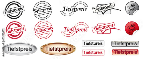 Buttonset Tiefstpreis