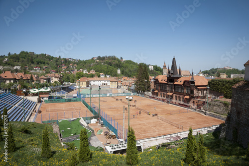 Tennis field in Brasov, Romania