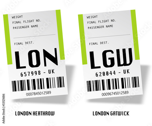 Airport tag bags - Londres