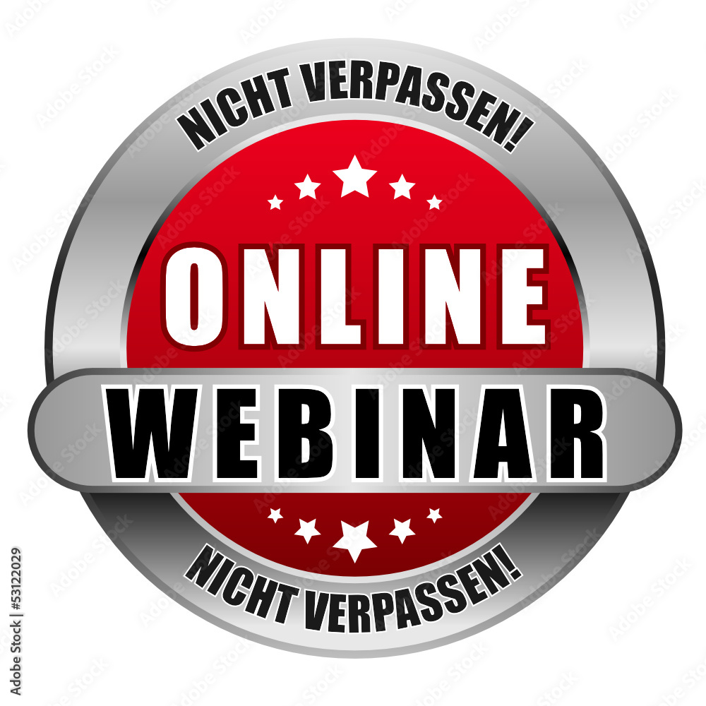 5 Star Button rot ONLINE WEBINAR NVP NVP