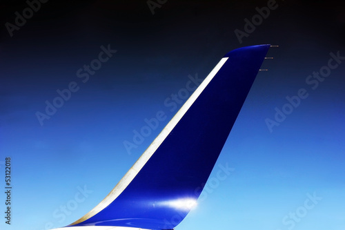 wing let on an aircrafts wing tip