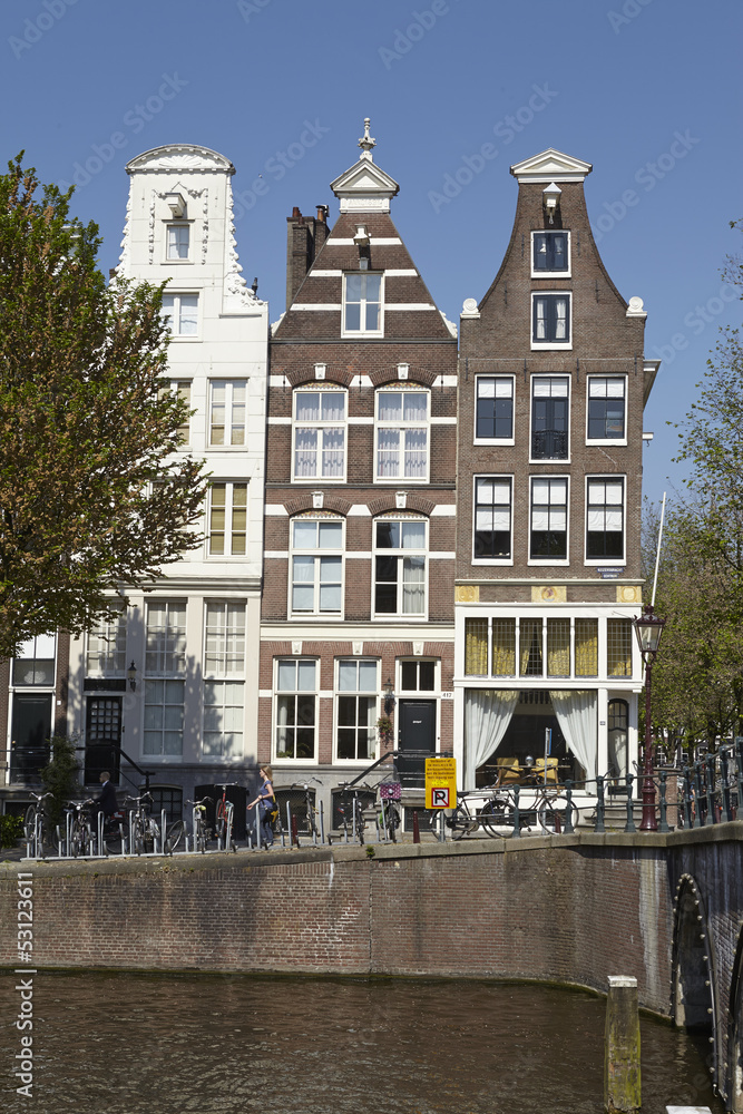 Amsterdam, Niederlande - Alte Häuser