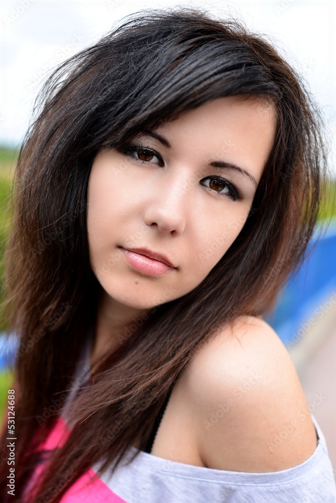 Fototapeta premium Portrait de belle femme