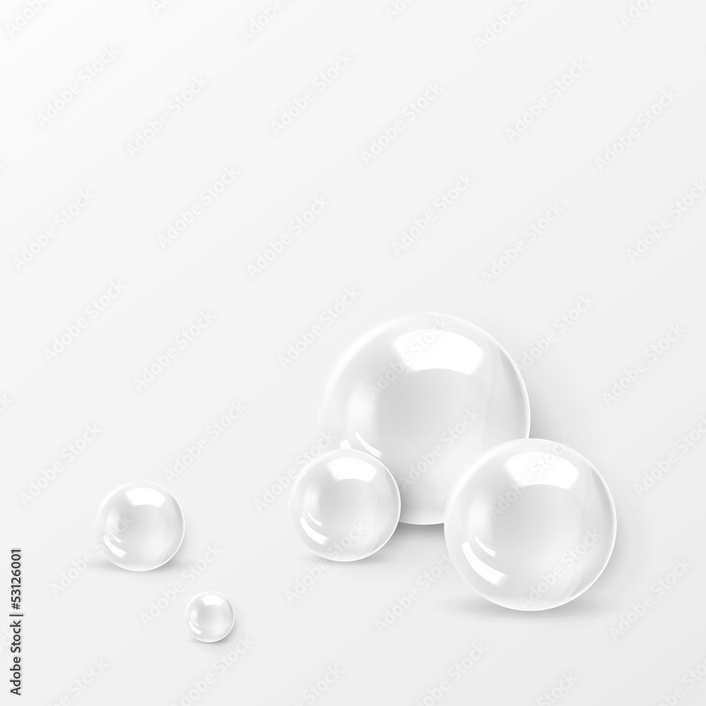 Perls on a white Perls on a white