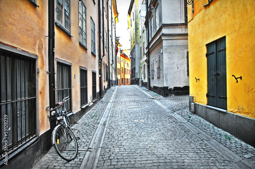 Valokuva streets of old town . Stockholm