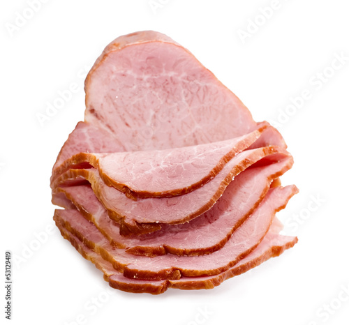 Sliced ham