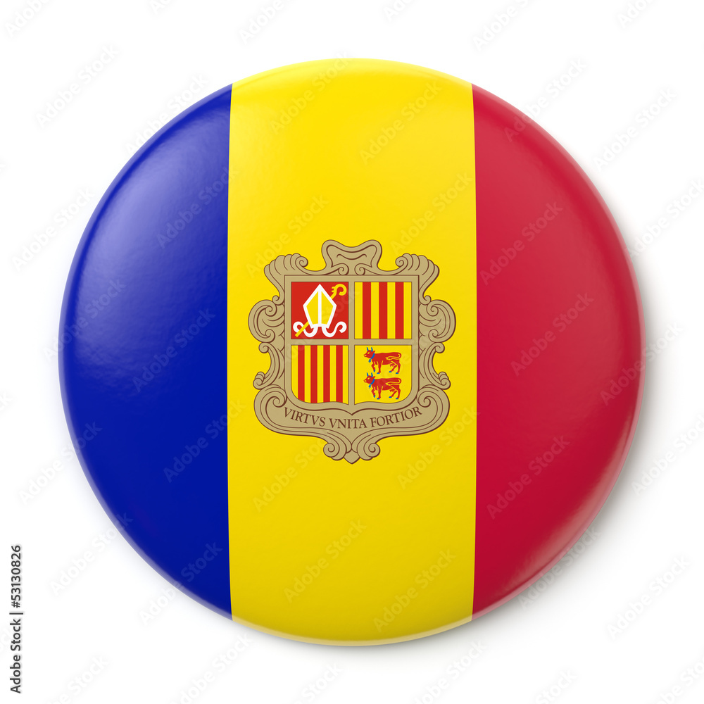Obraz premium Andorra Pin-back
