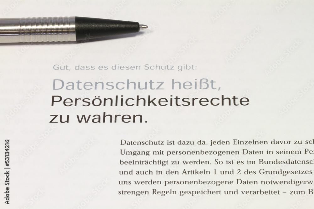 Datenschutz Datenschutz