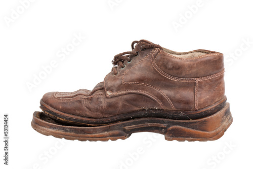 old ragged shoes