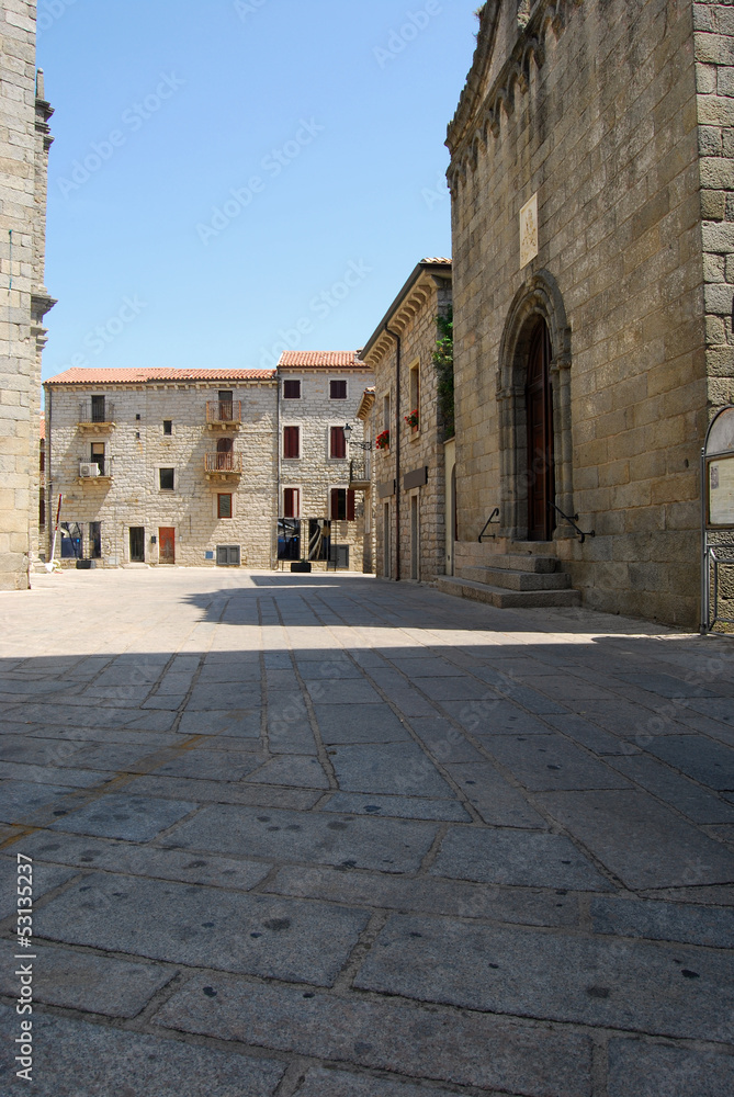Church Square of Tempio Pausania