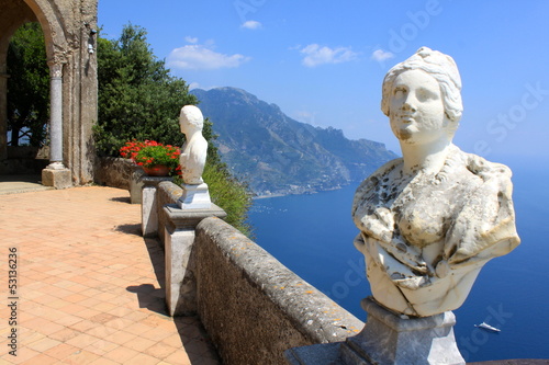 Terrasse de l'infini à Ravello - Côte Amalfitaine - Italie