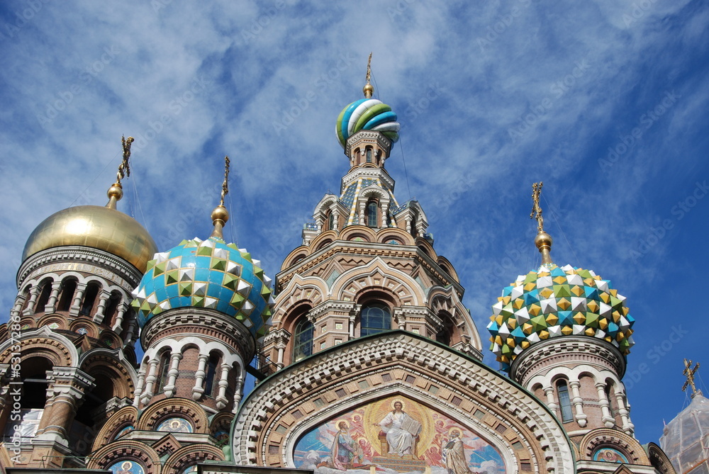 Church in Sint-Petersburg, Russia