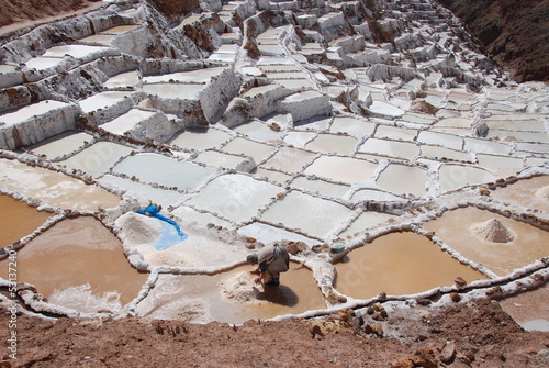 Woman winning salt, Cuzco