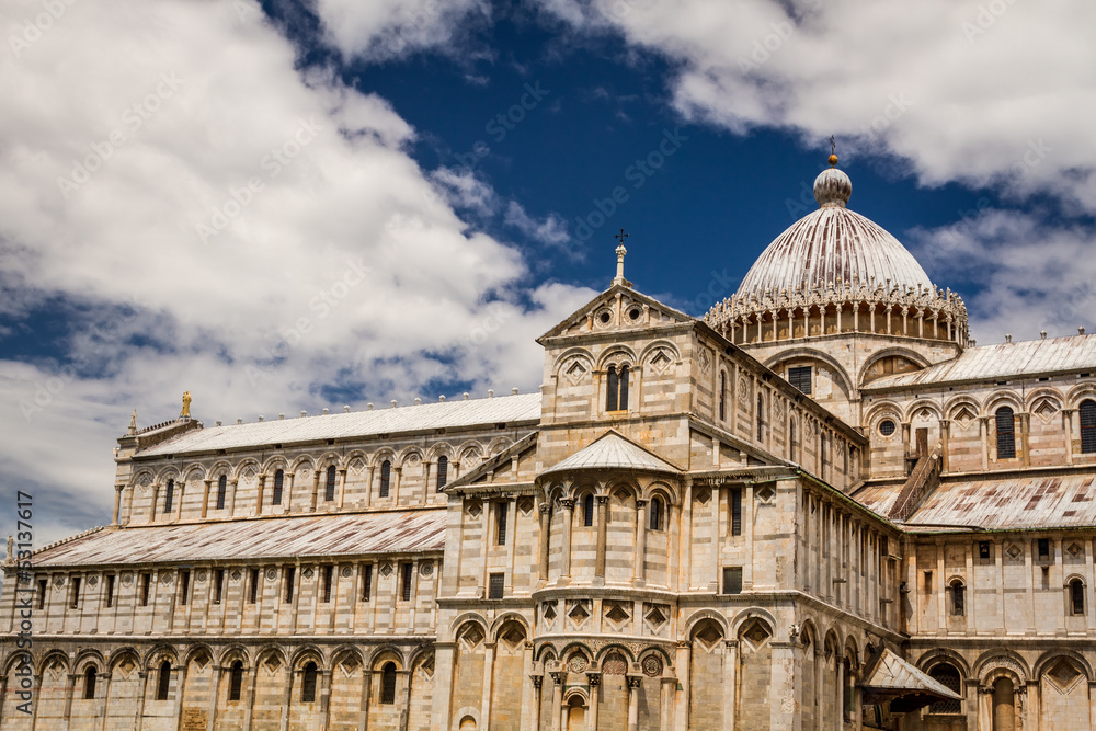 Ancient cathedral in Pisa