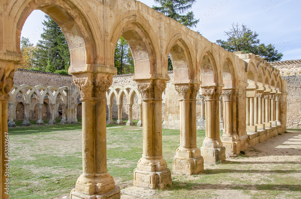 Monastery of San Juan de Duero in Soria,Spain
