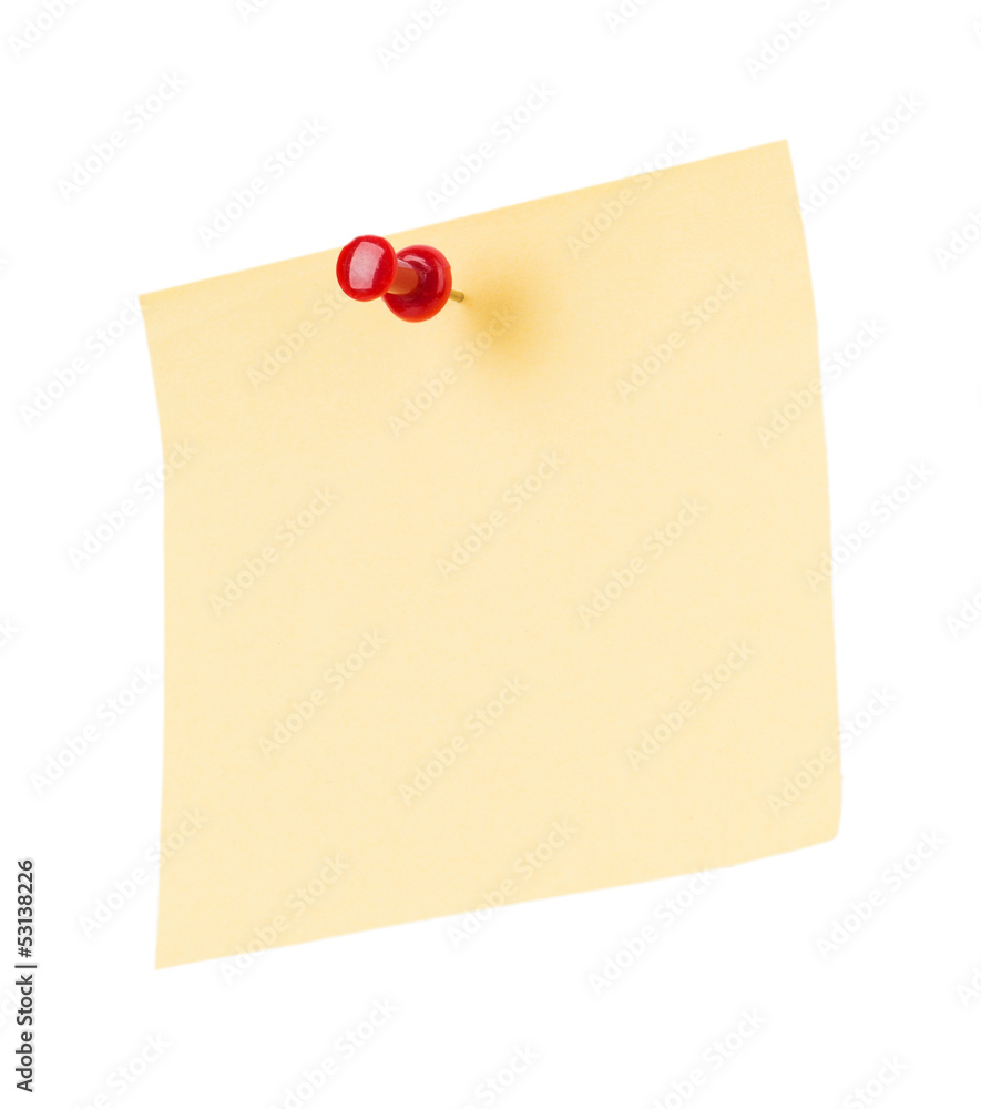 Yellow note paper Yellow note paper