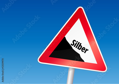 Fallender Silberkurs
