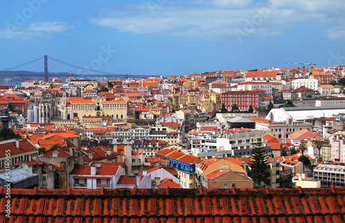 Toits de Lisbonne Portugal