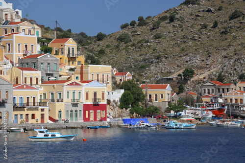 Hafen der Insel Symi, Griechenland © dedi