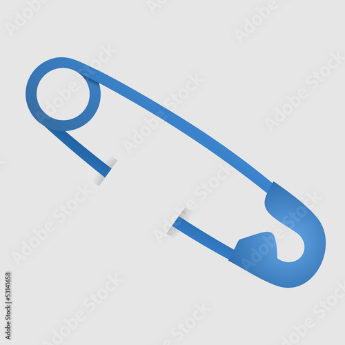 Blue pin