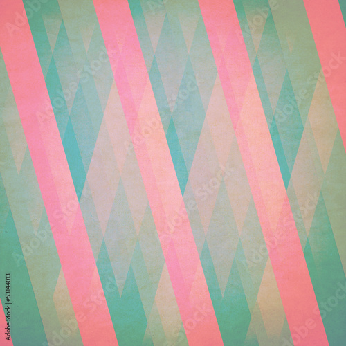 Vintage Poster or Retro Wallpaper Detail