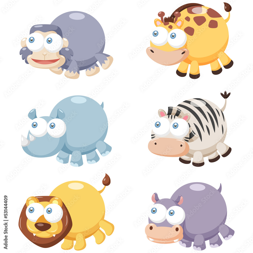 cute animal set