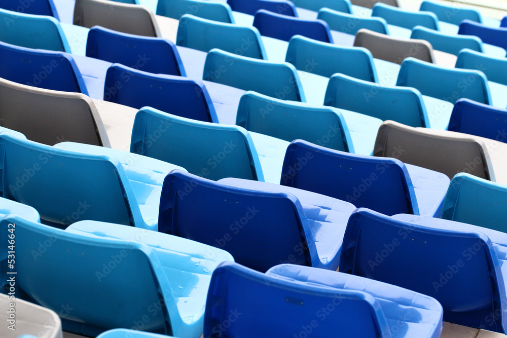 Naklejka premium Seats in stadium