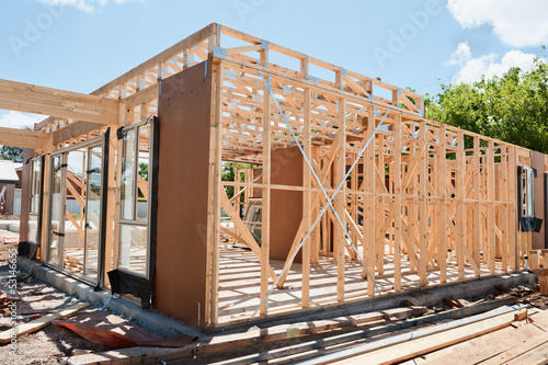 New home construction framing