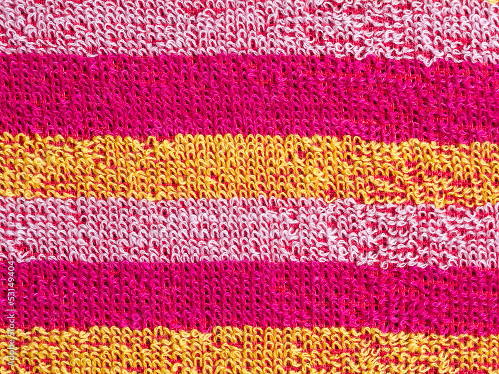 Beach towel background Beach towel background