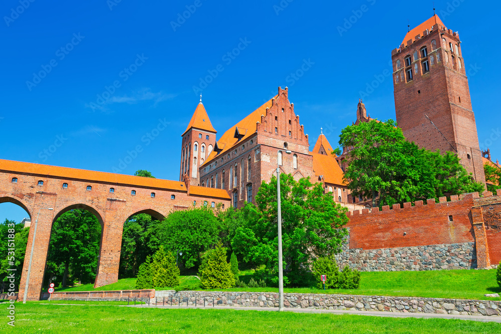 Kwidzyn castle and cathedral in Poland