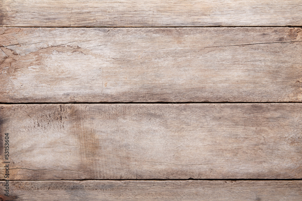 Weathered wooden table background, top view Weathered wooden table background, top view