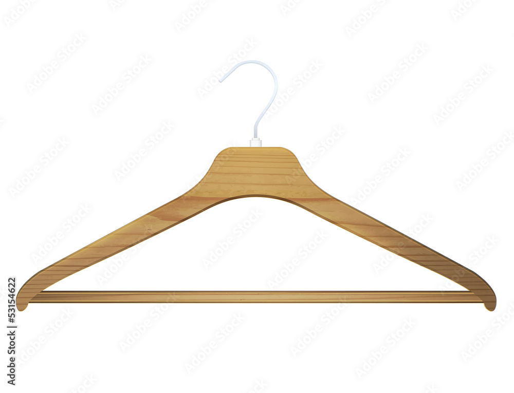 hanger on white background.