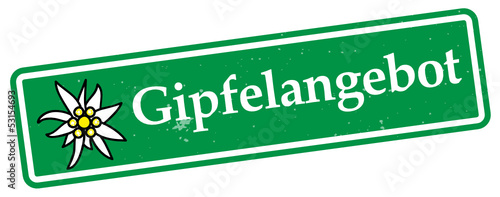 Gipfelangebot