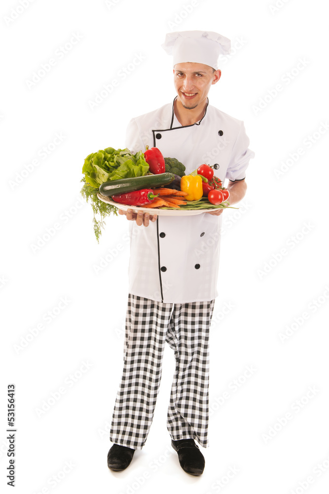 Cook with assortment fresh vegetables Cook with assortment fresh vegetables