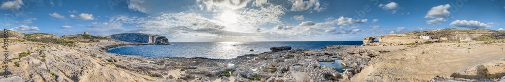 Azure Window in Gozo Island, Malta. Azure Window in Gozo Island, Malta.
