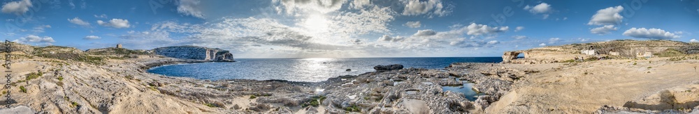 Azure Window in Gozo Island, Malta.