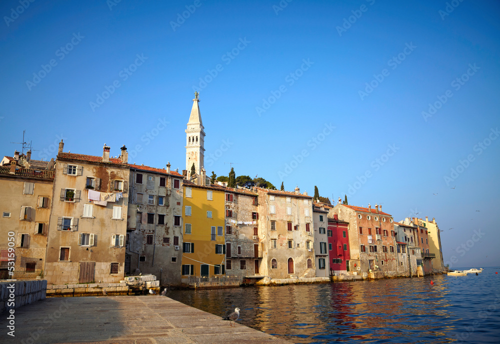 Obraz premium Old town of Rovinj, Croatia