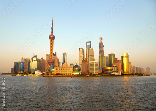 Shanghai skyline. View from the bund #53159030
