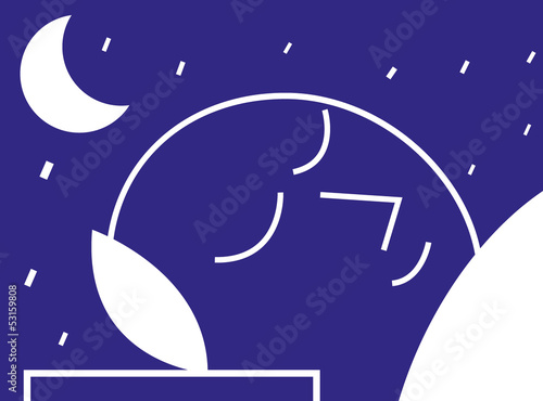 sleeping man