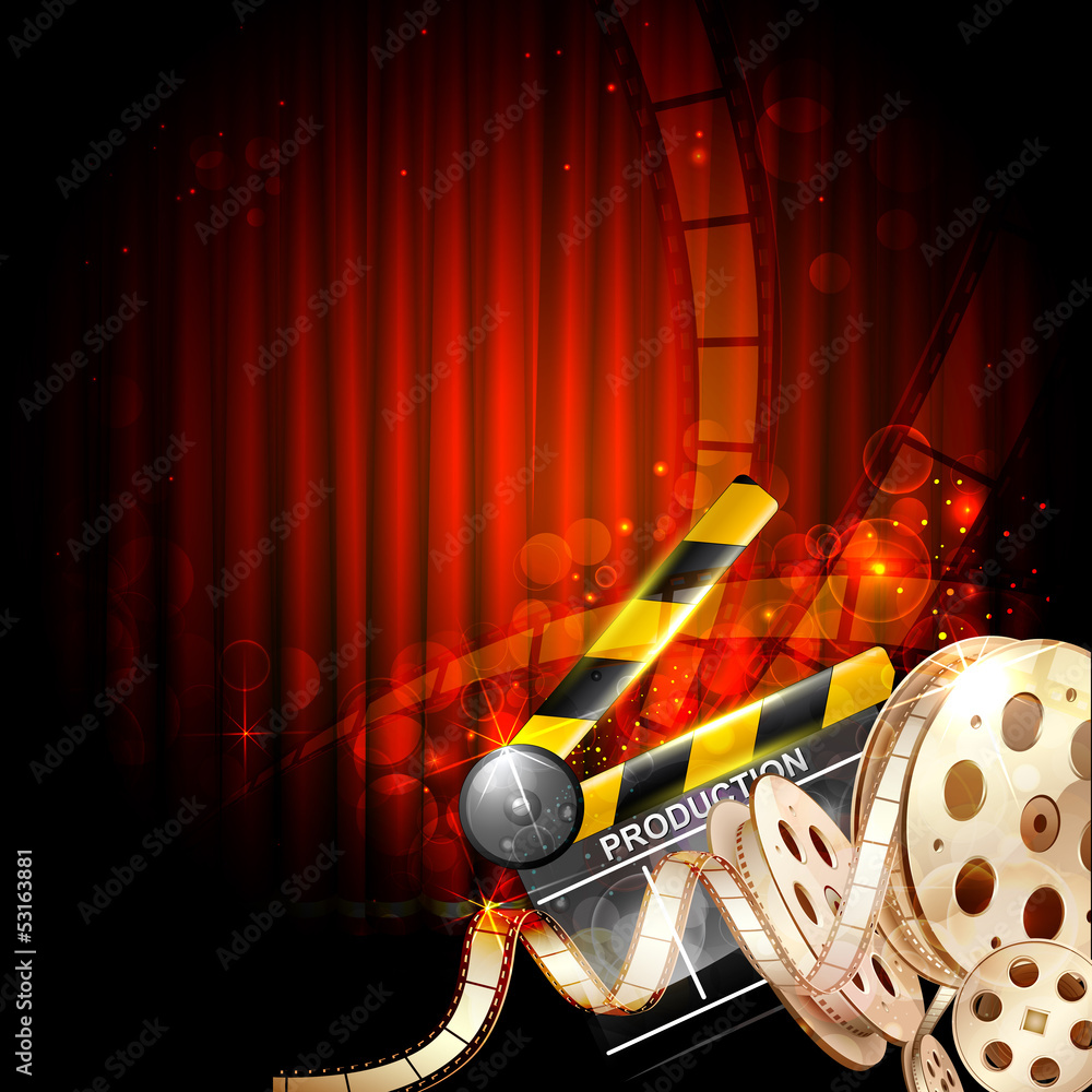 Fototapeta premium Cinema Background