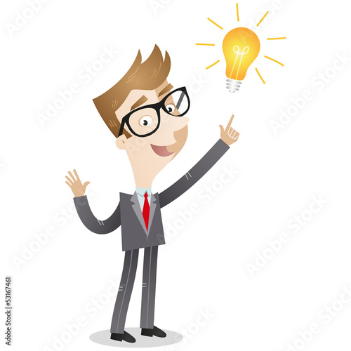 Businessman, idea, creativity, clever