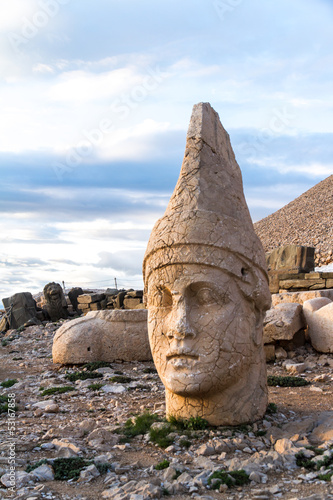 Heads on Nemrut Mountain