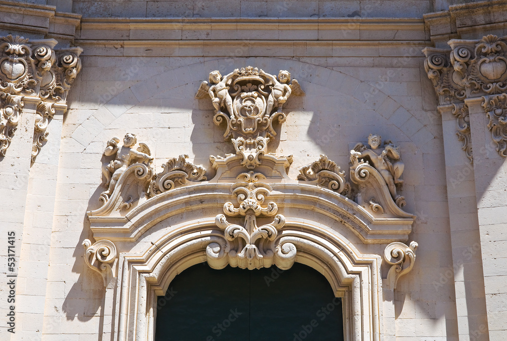 Duomo Cathedral of Maglie. Puglia. Italy.