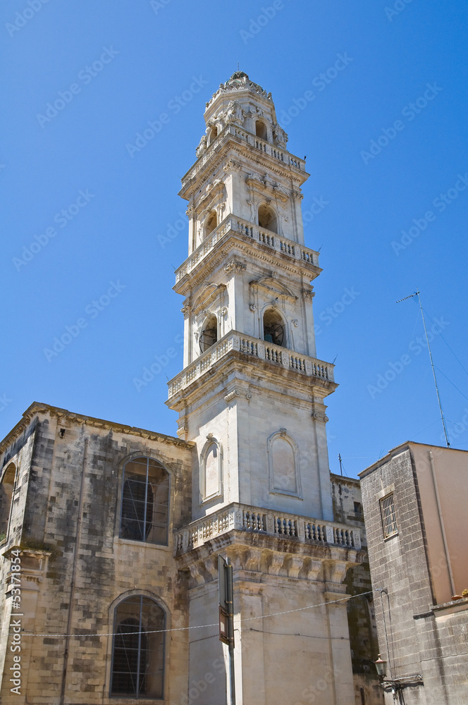 Duomo Cathedral' Belltower. Maglie. Puglia. Italy.