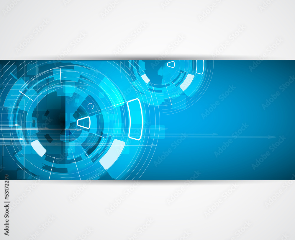 Obraz premium infinity computer new technology concept business background