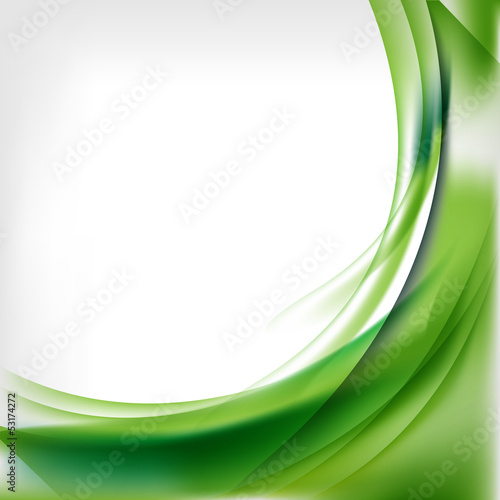 Abstract wave on background