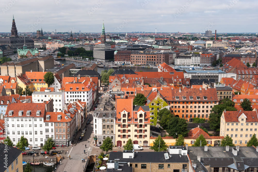 Copenhagen, Denmark, panoramic view
