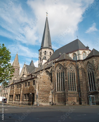 Gent - south and east facade of st. Jacob church