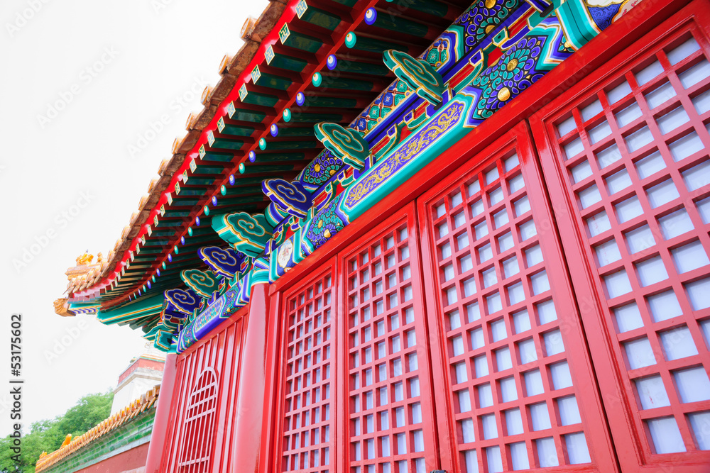 architecture details of ancient Chinese style architecture details of ancient Chinese style