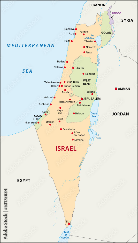 Israel map